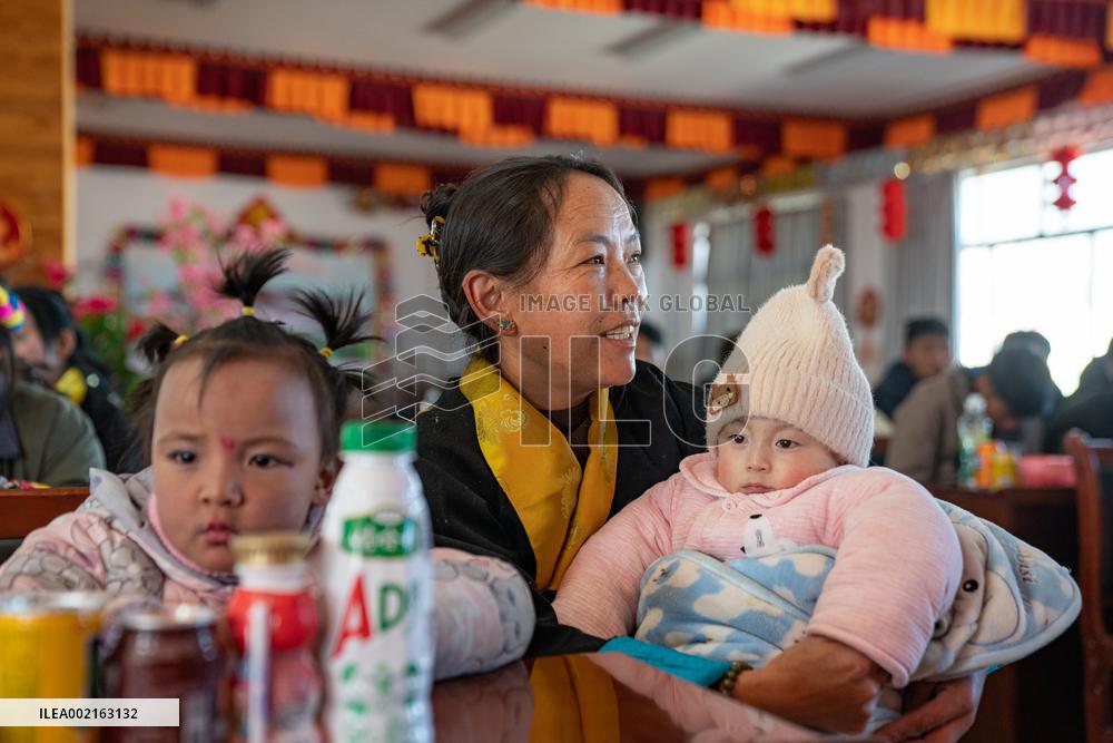 (InTibet) CHINA-XIZANG-XIGAZE-WELFARE HOUSE-CELEBRATIONS (CN)