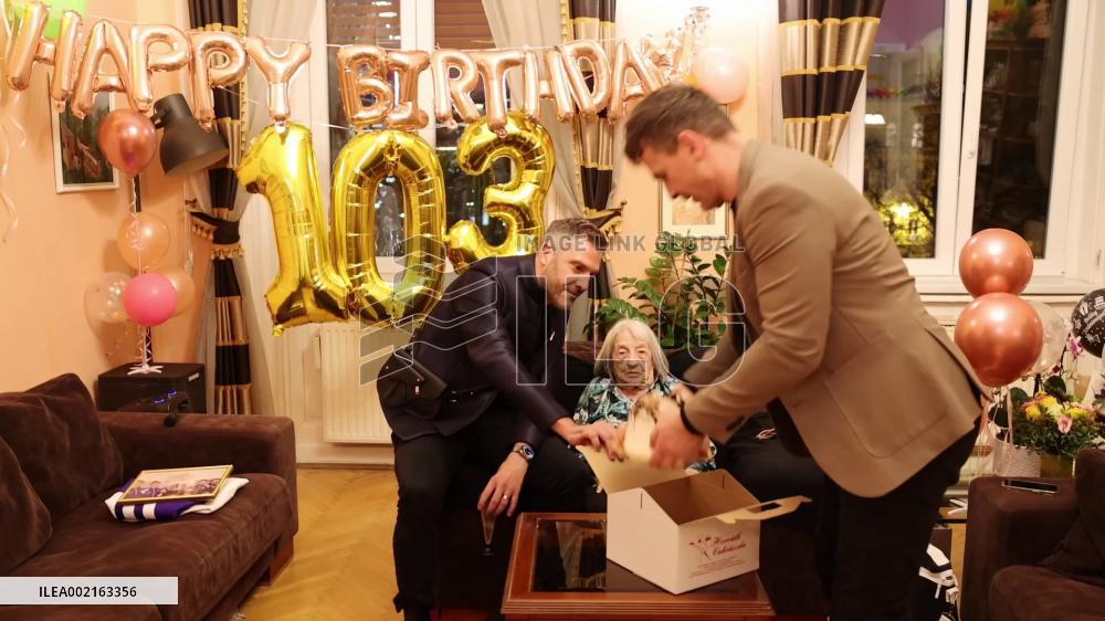 Hungarian legendary gymnast Agnes Keleti turns 103