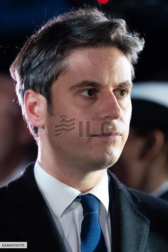 First Visit Of New French Prime Minister Gabriel Attal - Pas De Calais