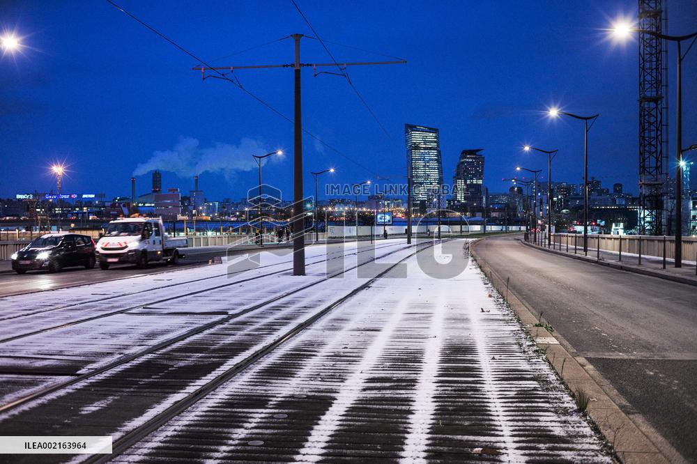 A Severe Cold Hits France