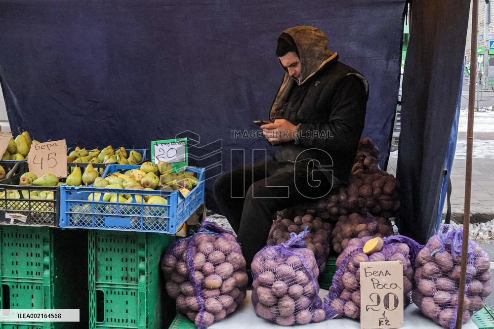 Farmers market in Kyiv