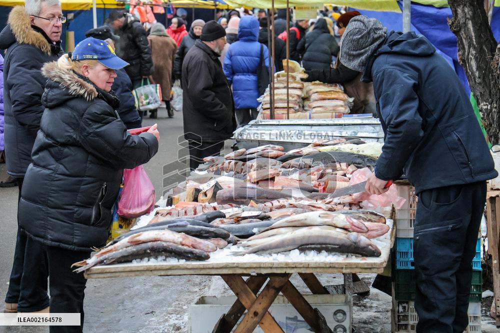 Farmers market in Kyiv
