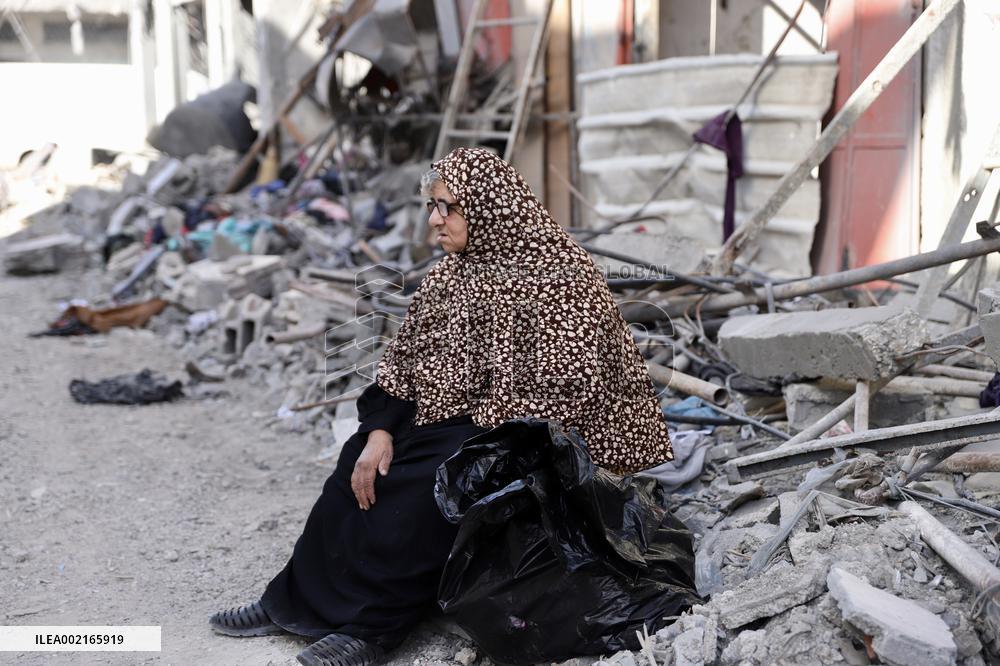 MIDEAST-GAZA CITY-ISRAEL-ATTACKS-AFTERMATH