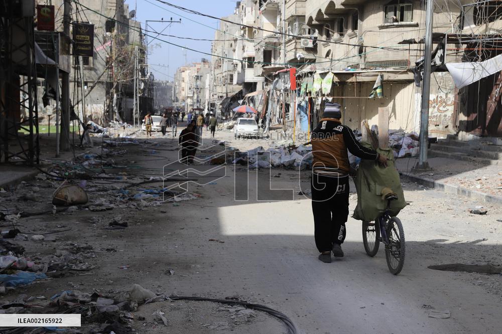 MIDEAST-GAZA CITY-ISRAEL-ATTACKS-AFTERMATH