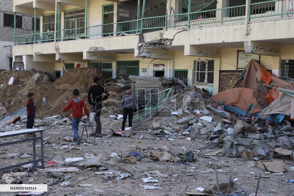 MIDEAST-GAZA CITY-ISRAEL-ATTACKS-AFTERMATH