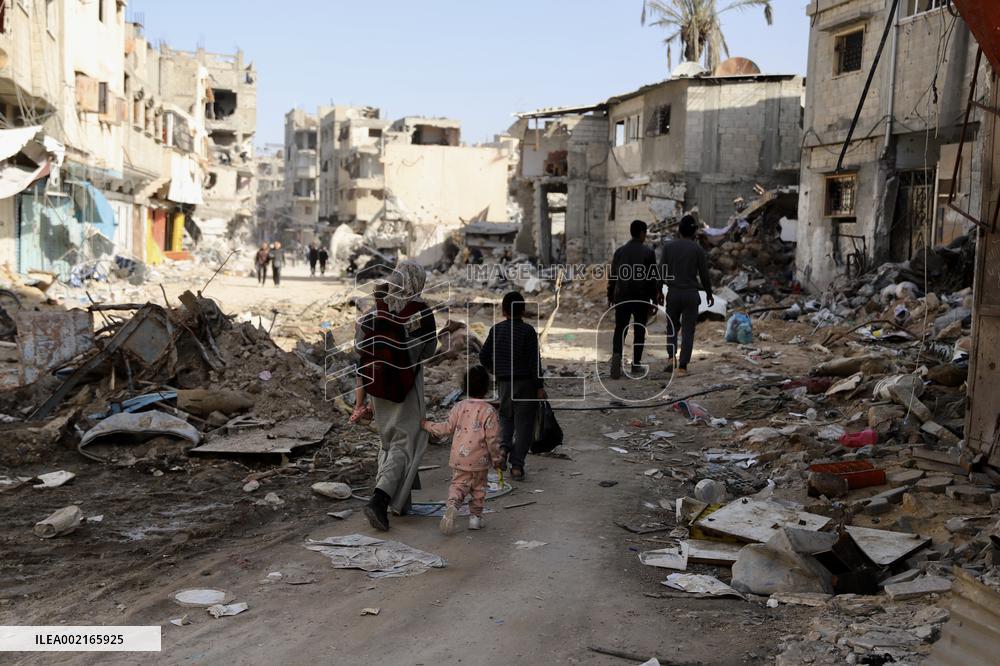 MIDEAST-GAZA CITY-ISRAEL-ATTACKS-AFTERMATH