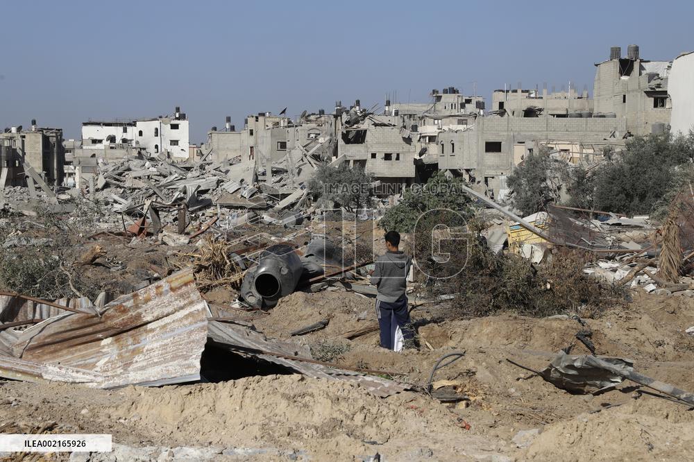 MIDEAST-GAZA CITY-ISRAEL-ATTACKS-AFTERMATH