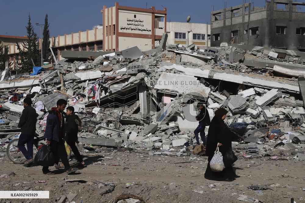 MIDEAST-GAZA CITY-ISRAEL-ATTACKS-AFTERMATH