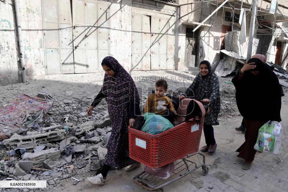 MIDEAST-GAZA CITY-ISRAEL-ATTACKS-AFTERMATH