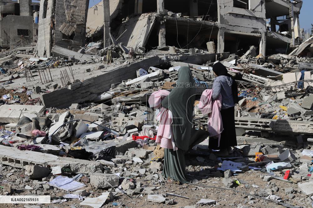 MIDEAST-GAZA CITY-ISRAEL-ATTACKS-AFTERMATH