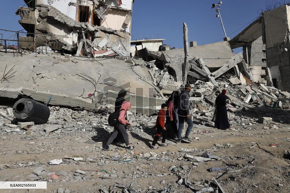 MIDEAST-GAZA CITY-ISRAEL-ATTACKS-AFTERMATH