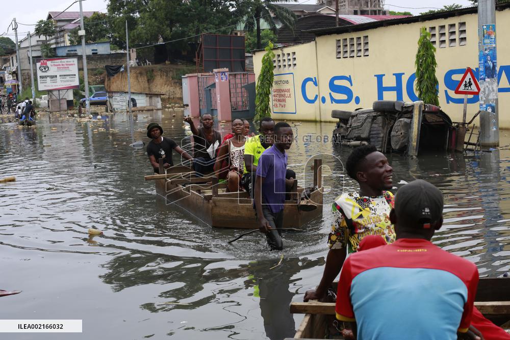 DR CONGO-KINSHASA-FLOODS