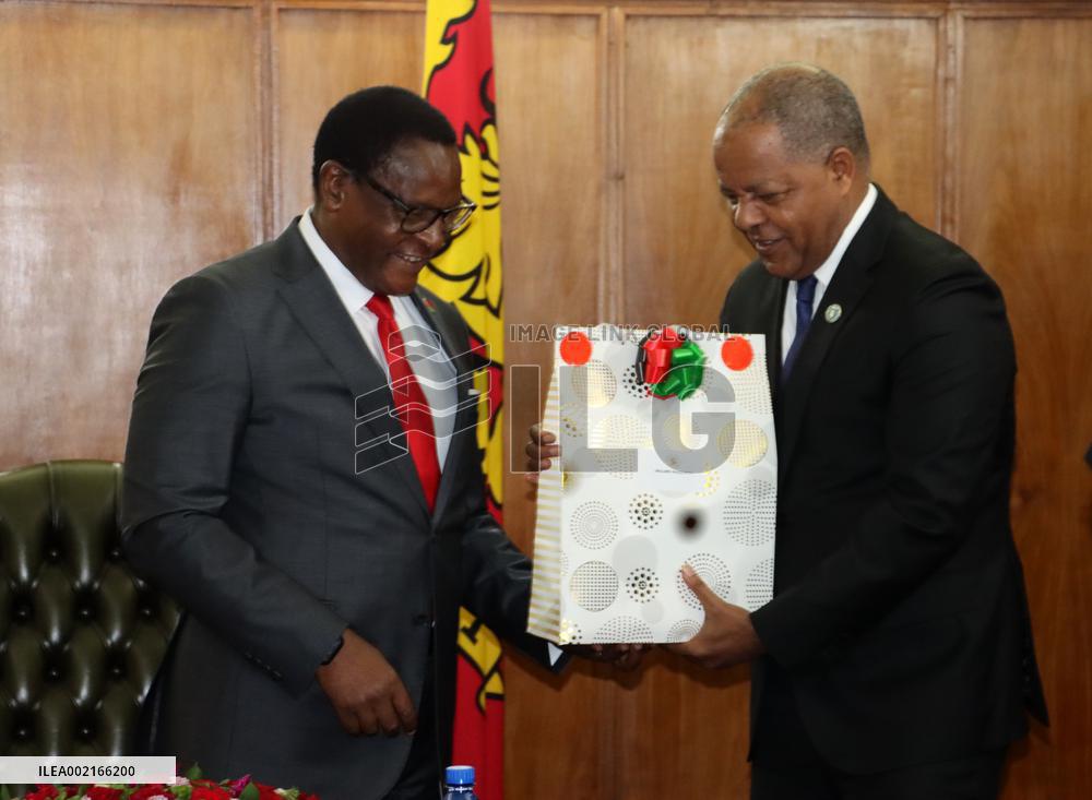 MALAWI-LILONGWE-PRESIDENT-WFP-MEETING