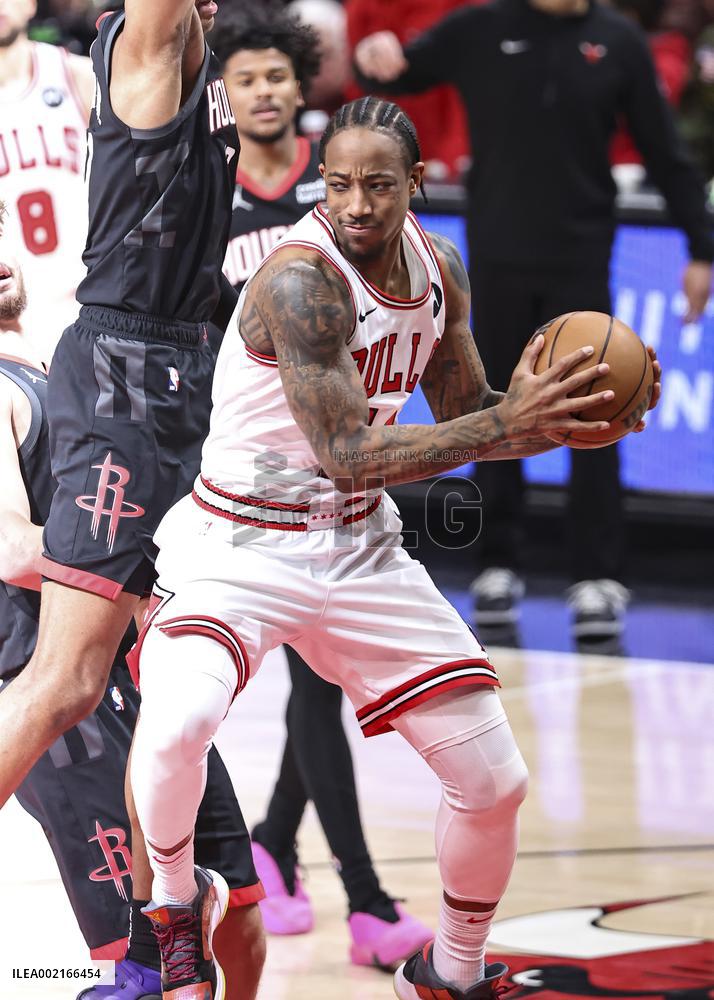 (SP)U.S.-CHICAGO-BASKETBALL-NBA-BULLS VS ROCKETS