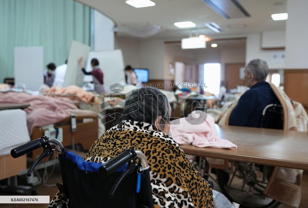 Aftermath of strong quake in central Japan