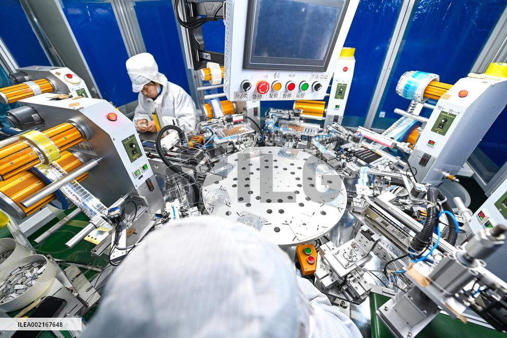 A Semiconductor Production Workshop in Gao 'an