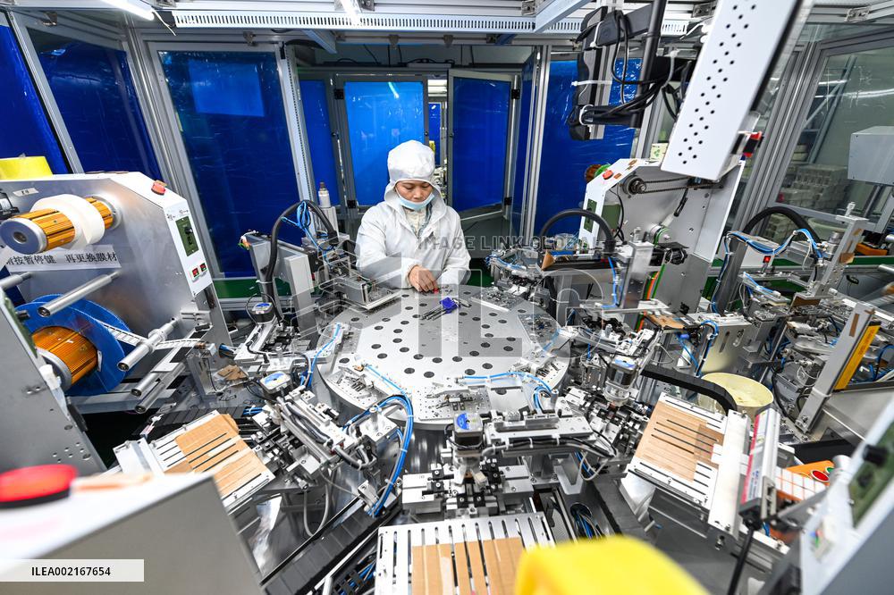 A Semiconductor Production Workshop in Gao 'an