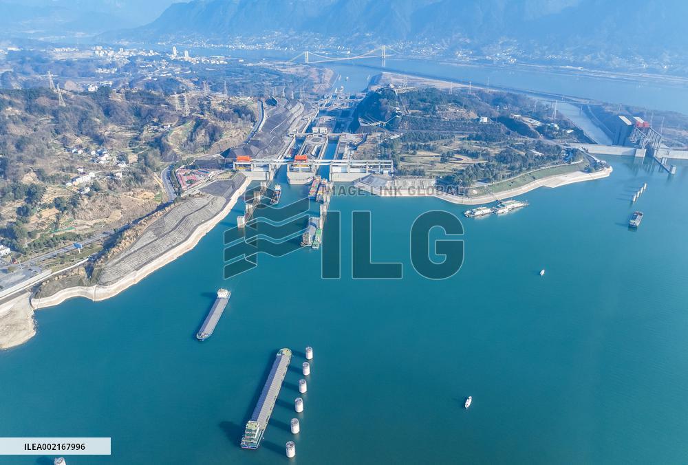 #CHINA-HUBEI-YICHANG-THREE GORGES DAM-CARGO THROUGHPUT (CN)