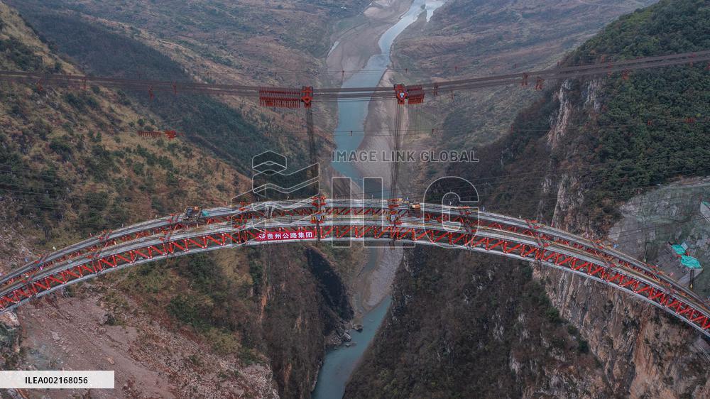 CHINA-GUIZHOU-EXPRESSWAY-GRAND BRIDGE-CONSTRUCTION (CN)