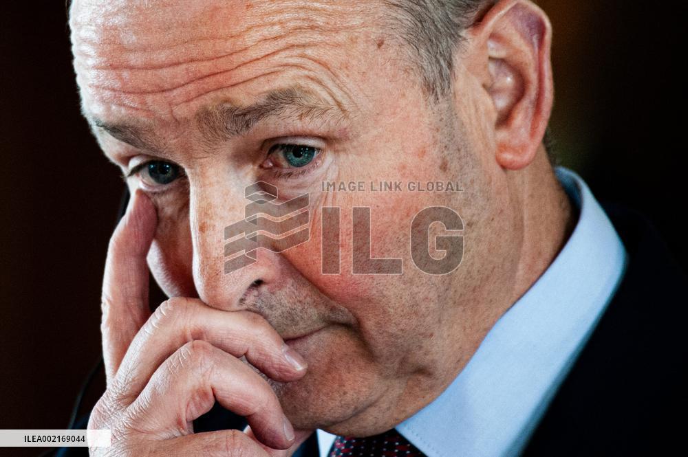 Ireland Deputy Prime Minister Press Conference in Colombia