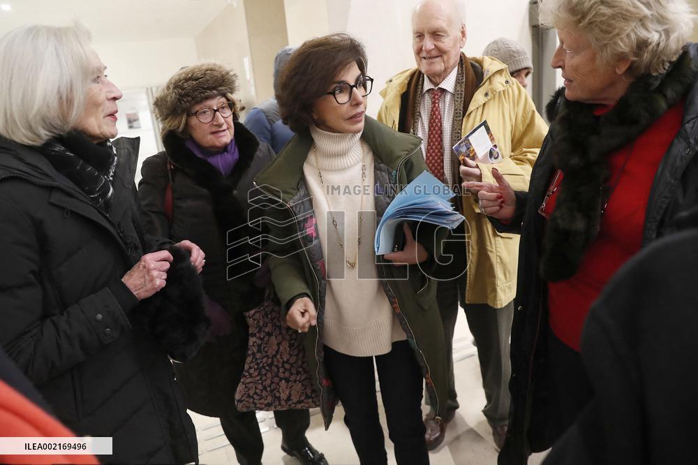 Rachida Dati At Olympics Security Meeting - Paris