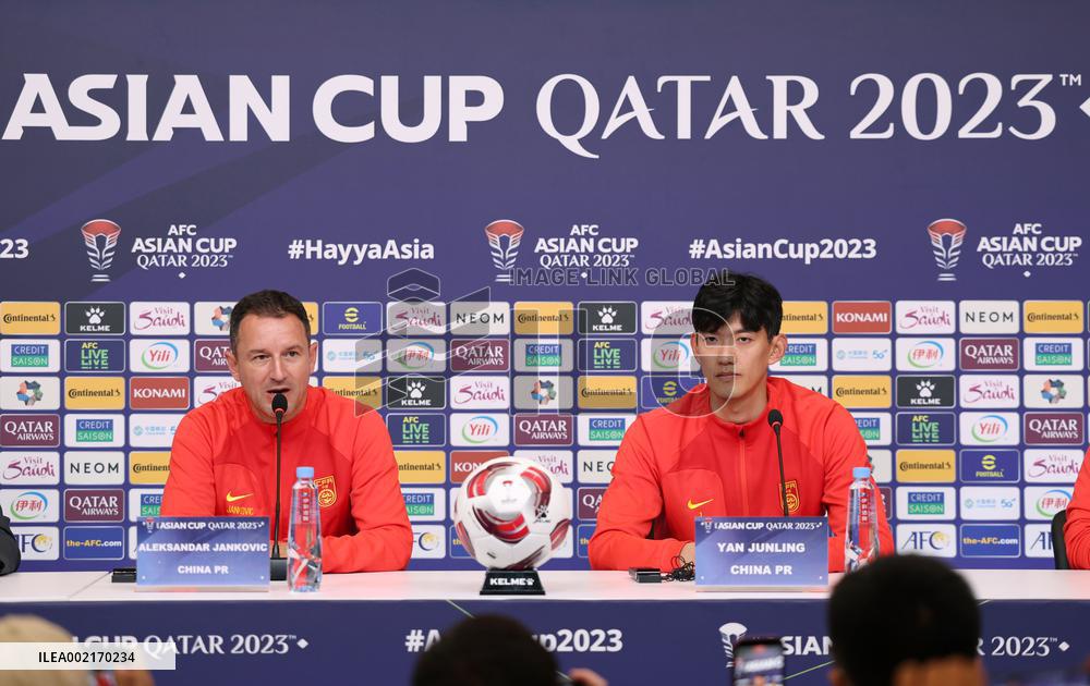(SP)QATAR-DOHA-FOOTBALL-AFC ASIAN CUP-PRESS CONFERENCE-CHINA