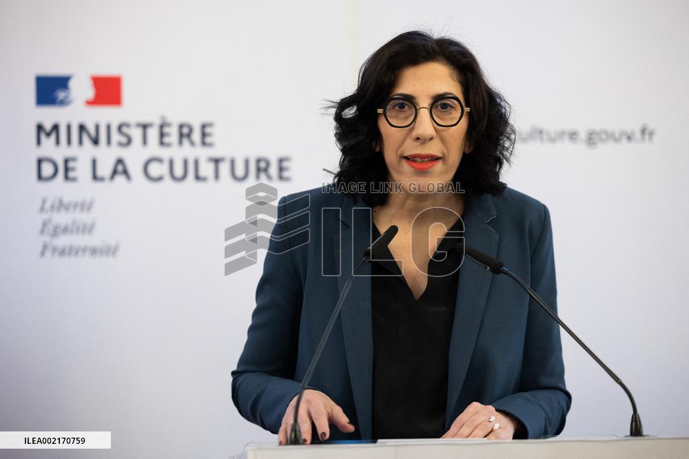Handover Ceremony At the Ministry of Culture - Paris