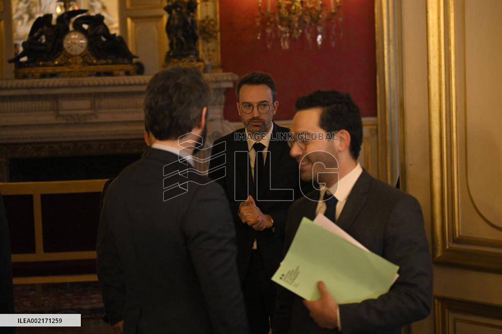 Handover Ceremony At Foreign Affairs Ministry - Paris