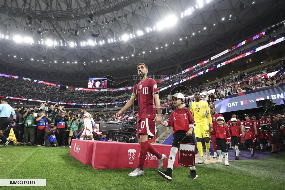 (SP)QATAR-LUSAIL-FOOTBALL-AFC ASIAN CUP-GROUP A-QATAR VS LEBANON