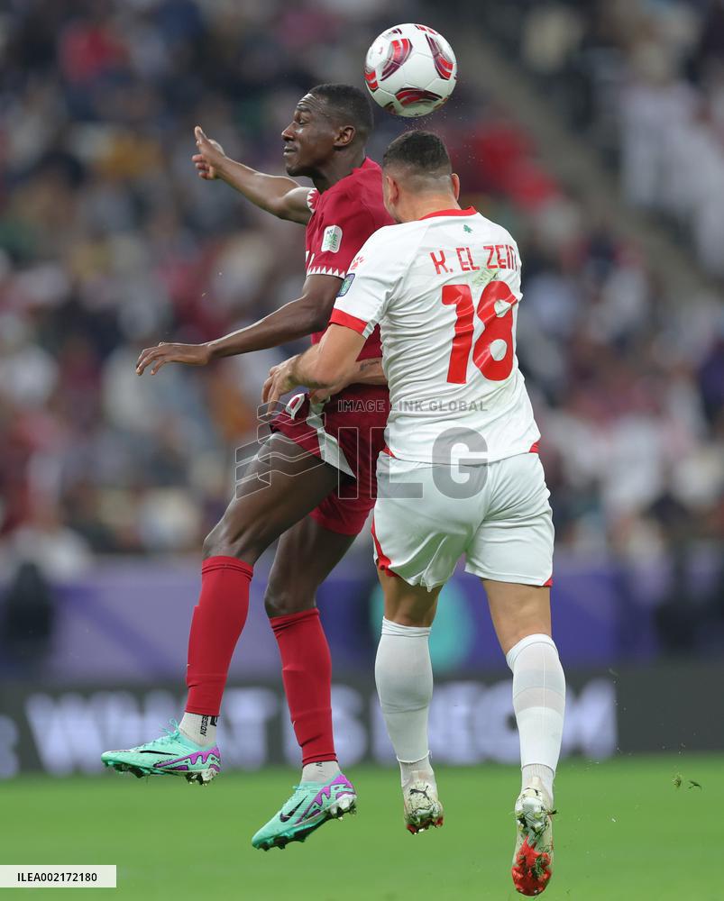 (SP)QATAR-LUSAIL-FOOTBALL-AFC ASIAN CUP-GROUP A-QATAR VS LEBANON