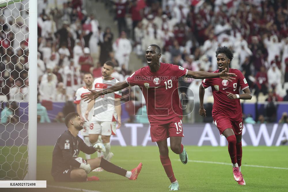 (SP)QATAR-LUSAIL-FOOTBALL-AFC ASIAN CUP-GROUP A-QATAR VS LEBANON