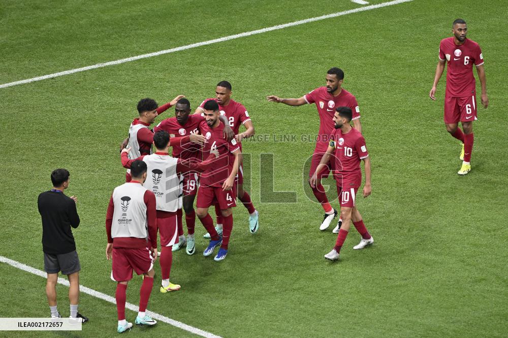 (SP)QATAR-LUSAIL-FOOTBALL-AFC ASIAN CUP-GROUP A-QATAR VS LEBANON