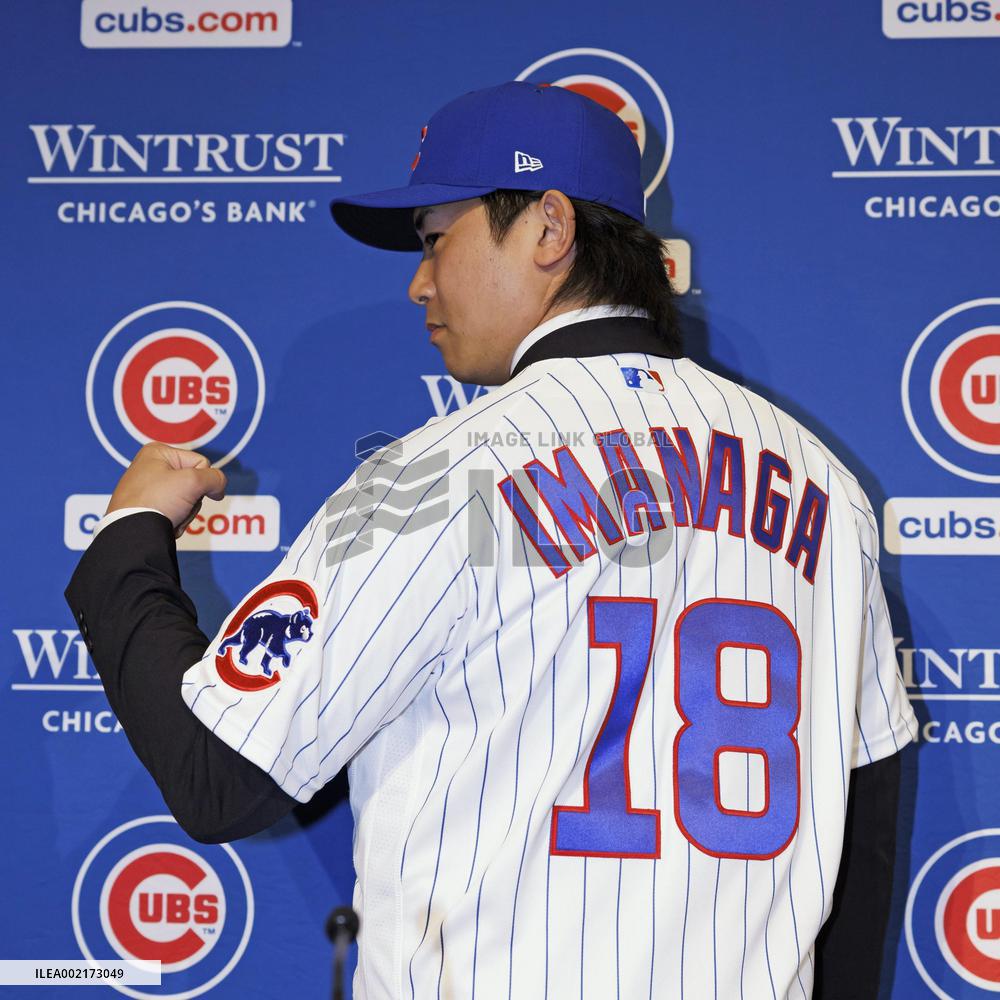 Baseball: Cubs' new left-hander Imanaga