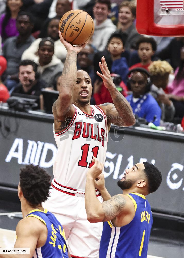 (SP)U.S.-CHICAGO-BASKETBALL-NBA-BULLS VS WARRIORS