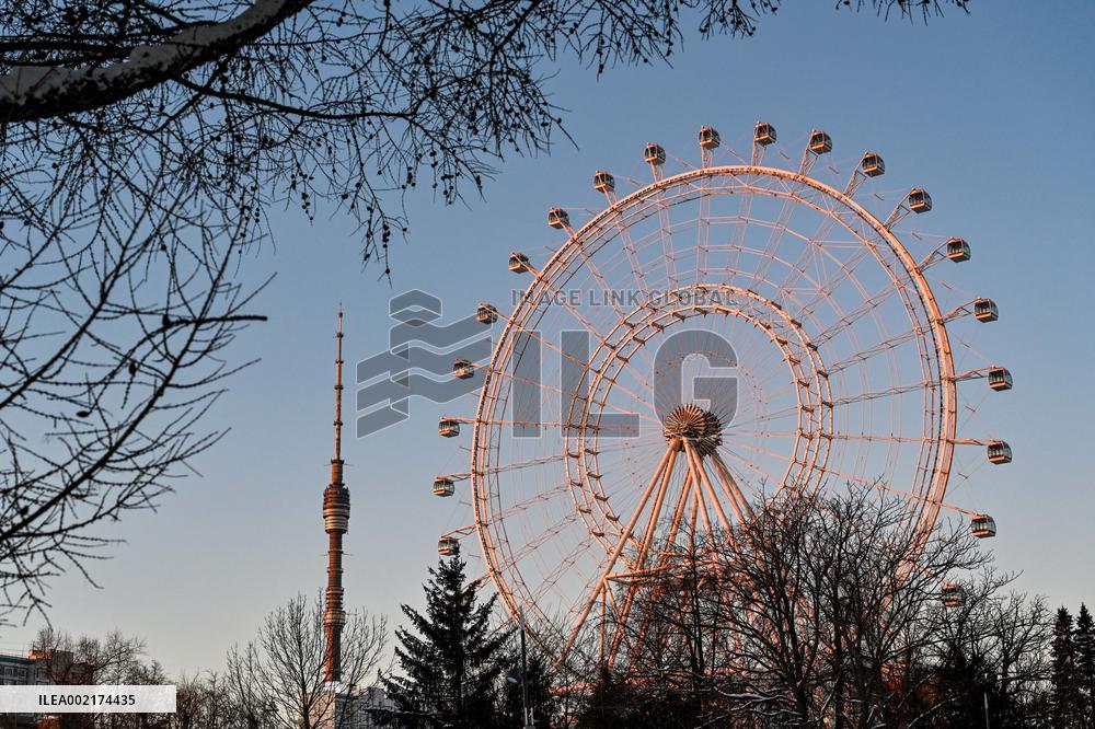 RUSSIA-MOSCOW-WINTER-SCENERY