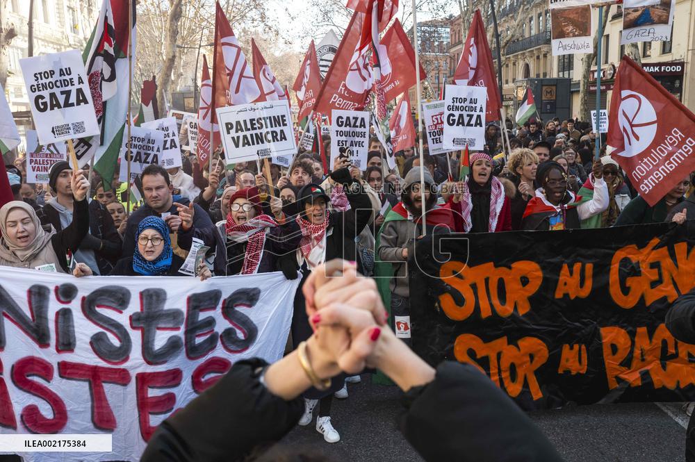 Pro-Palestine Rally - Toulouse