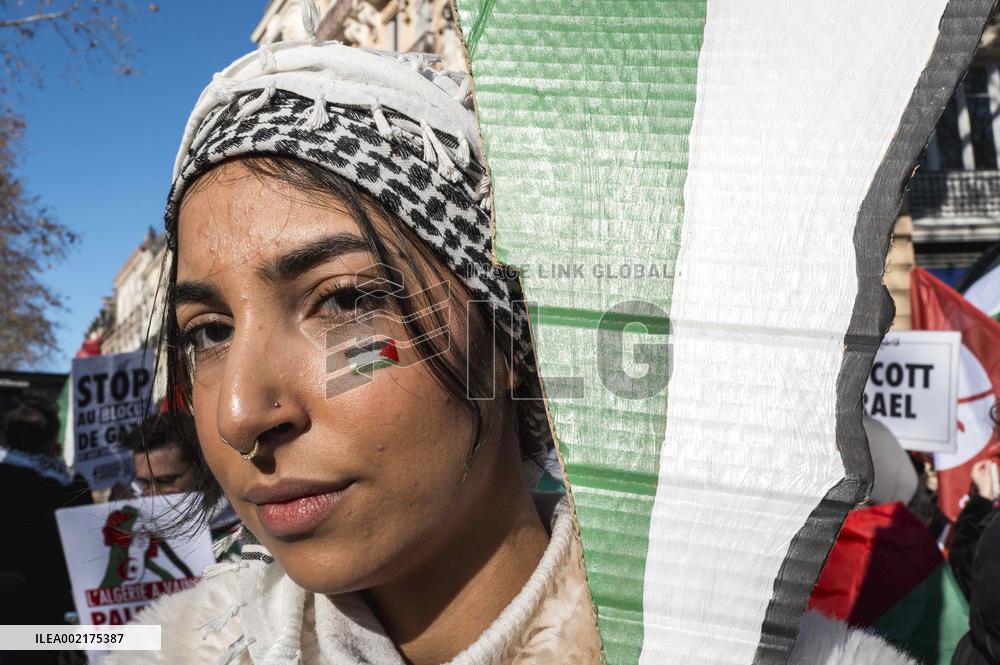 Pro-Palestine Rally - Toulouse