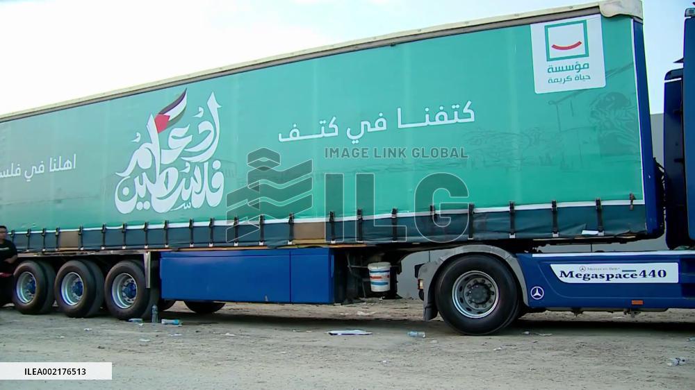 Egypt denies Israel's allegations of preventing aid from entering Gaza