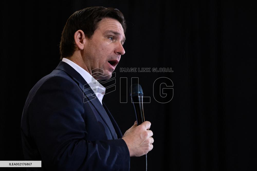 Republican presidential candidate Ron DeSantis