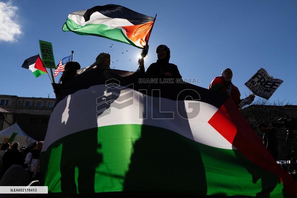 Pro-Palestine Rally - Washington