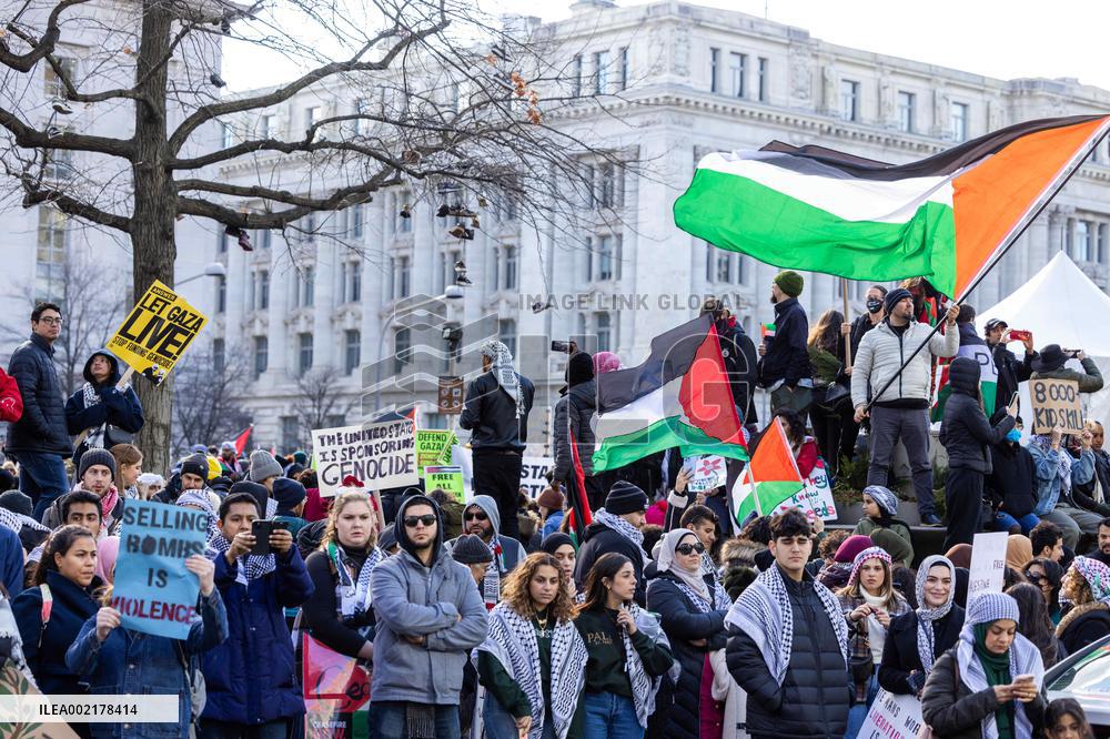Pro-Palestine Rally - Washington