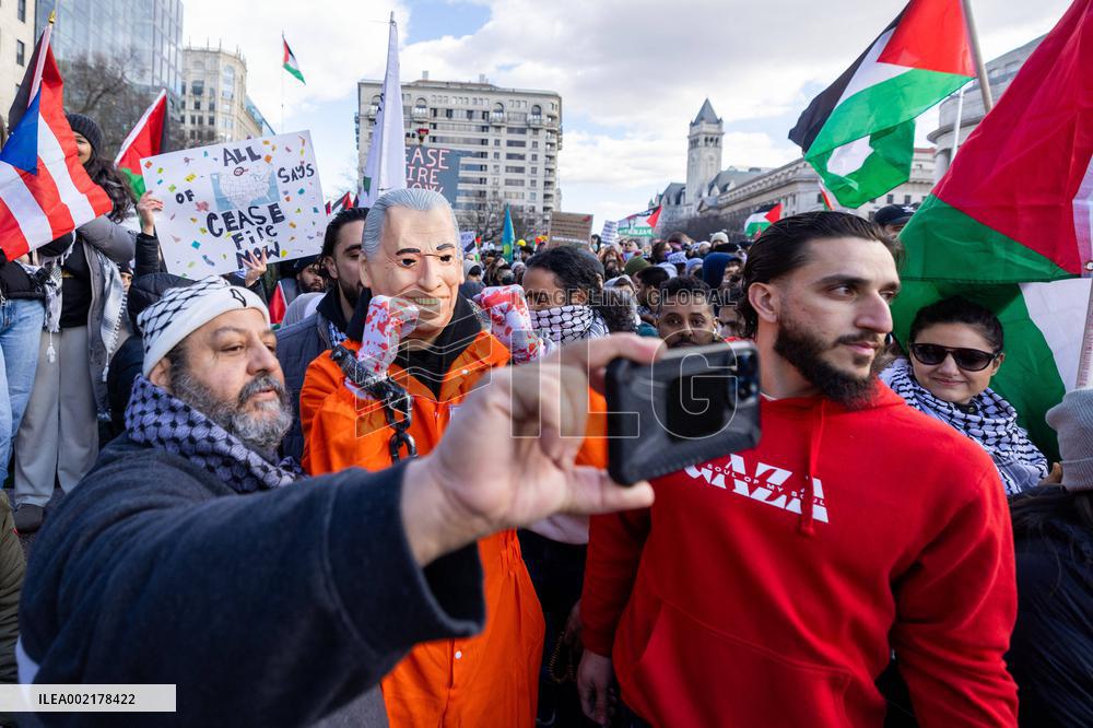 Pro-Palestine Rally - Washington