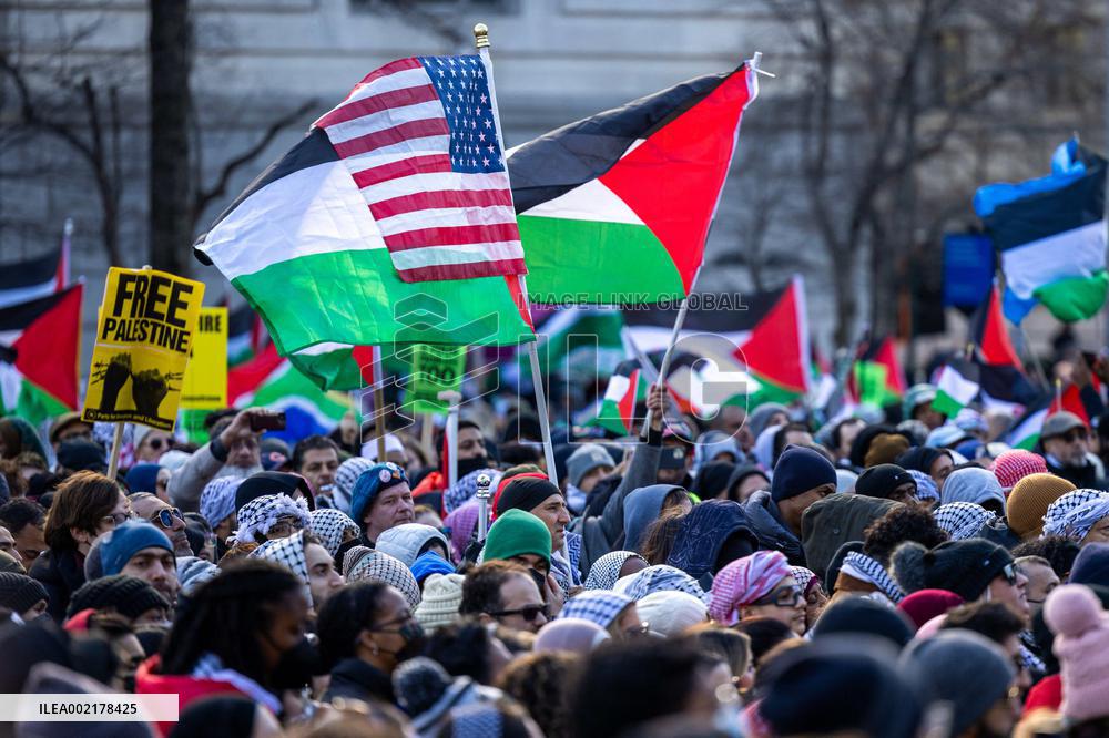 Pro-Palestine Rally - Washington