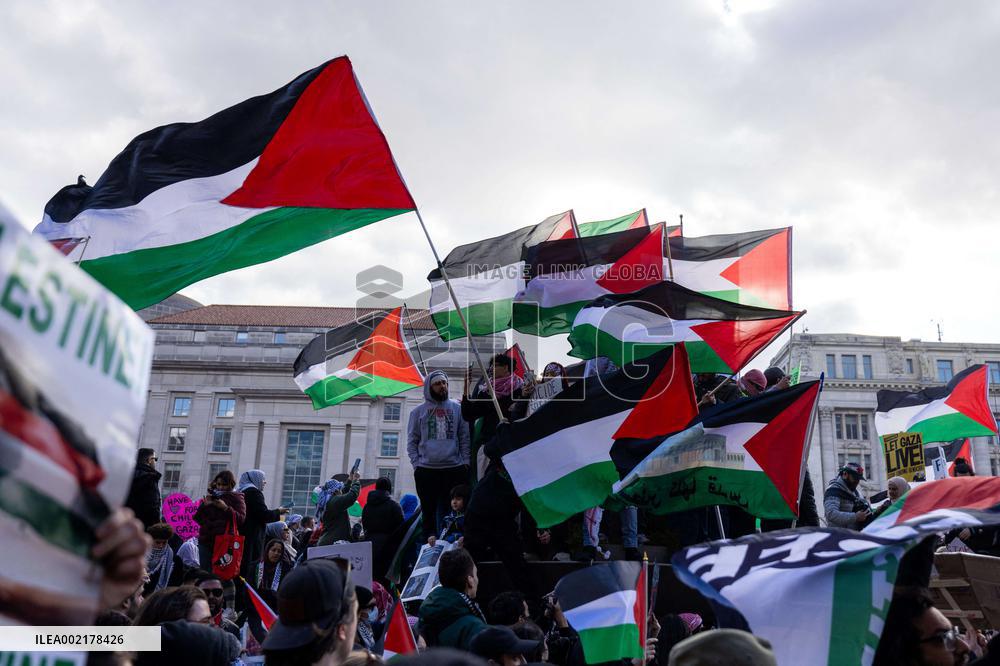 Pro-Palestine Rally - Washington