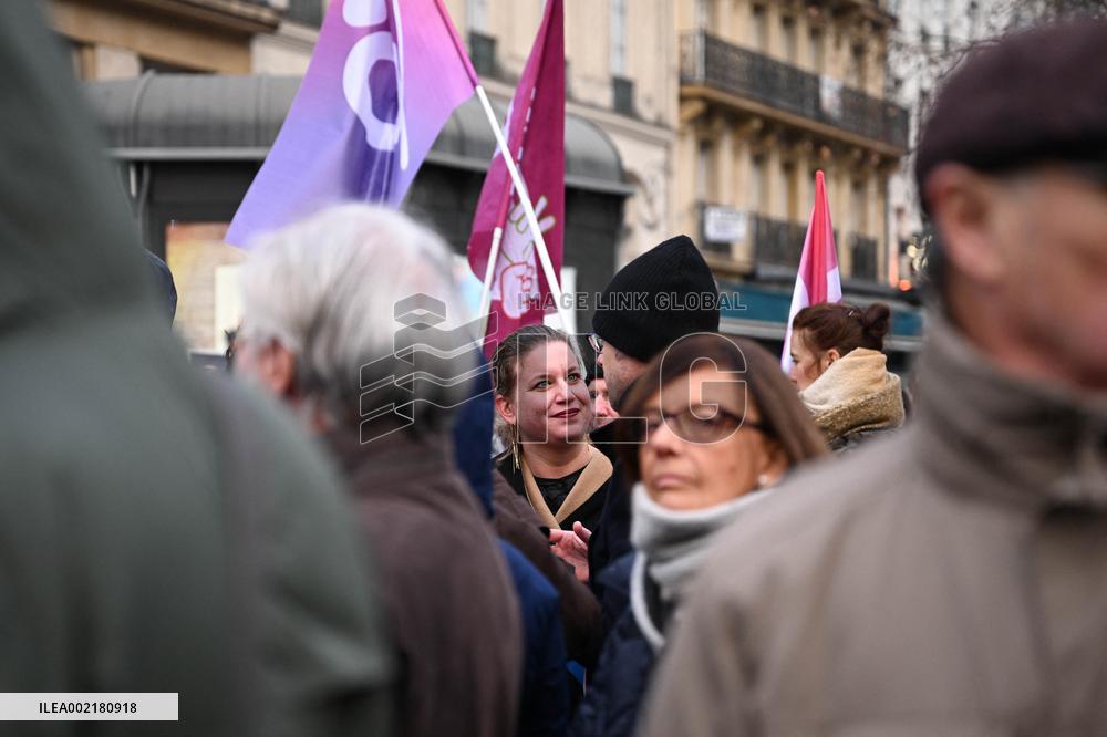 Anti-immigration Law Protest - Paris