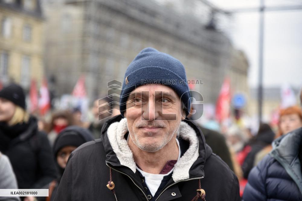 Anti-Immigration Law Protest - Bordeaux