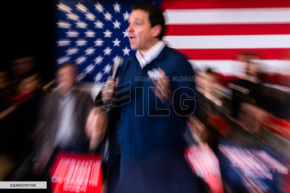 Republican presidential candidate Ron DeSantis