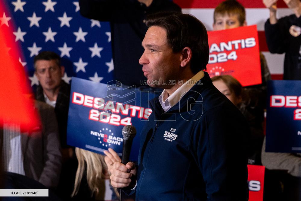 Republican presidential candidate Ron DeSantis