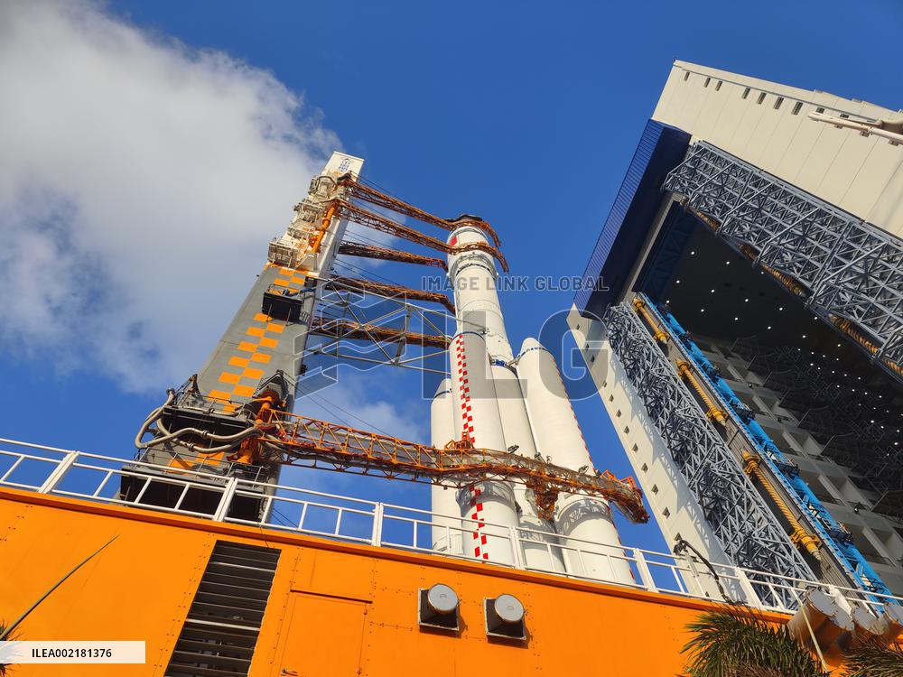 (EyesOnSci)CHINA-HAINAN-WENCHANG-TIANZHOU-7-CARGO SPACECRAFT-TRANSFER(CN)