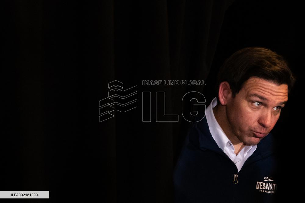 Ron DeSantis Holds Rally In Ankeny - Iowa